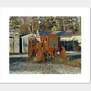 Tractor and Sheds No.5 Posters and Art